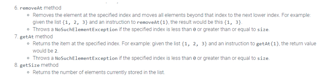 Solved Please Use JAVA Solve For Files MyArrayList.java And | Chegg.com