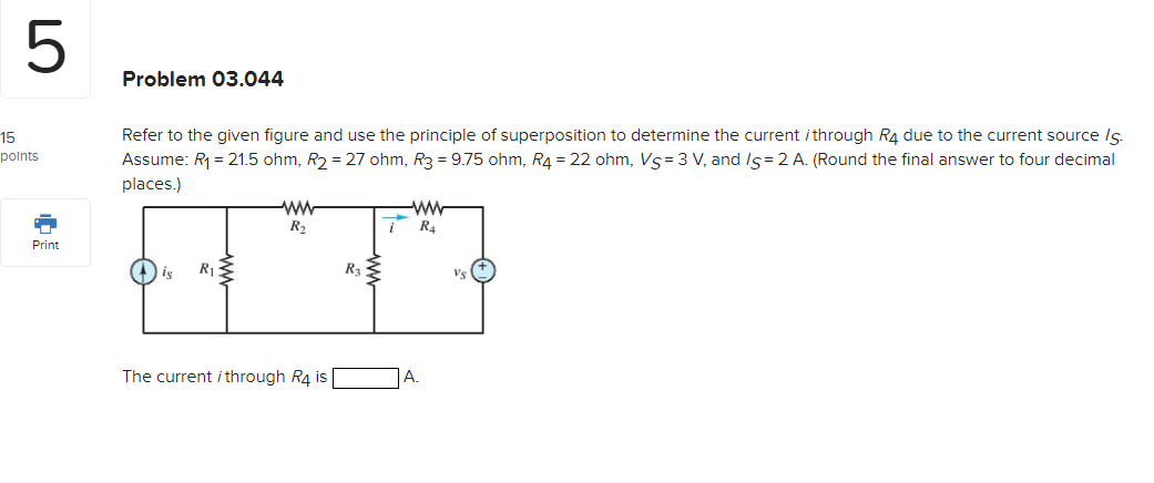 Solved 5 15 points Print Problem 03.044 Refer to the given | Chegg.com