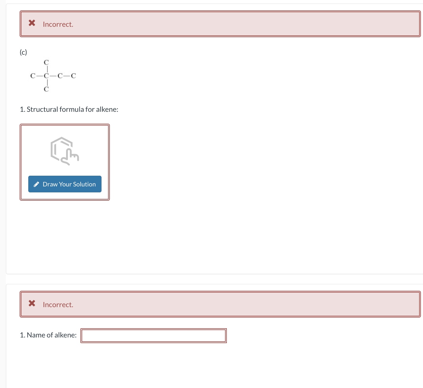 name and draw structural formulas for all Alkenes | Chegg.com