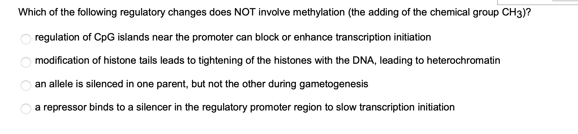 Solved Which of the following regulatory changes does NOT | Chegg.com