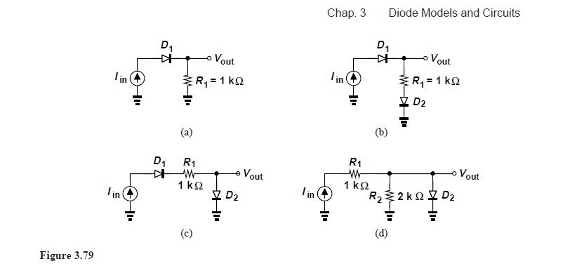 Solved 32. Beginning with VD,on800 mV for each diode, | Chegg.com