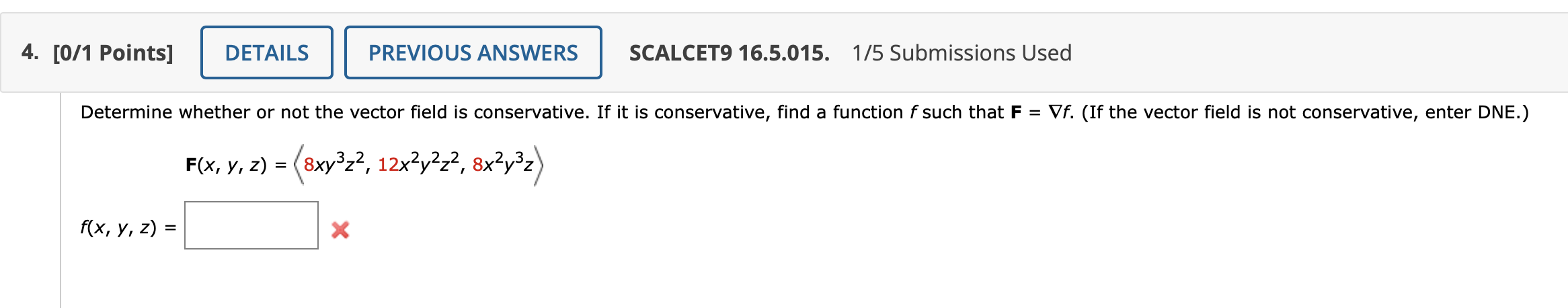 Solved Determine Whether Or Not The Vector Field Is