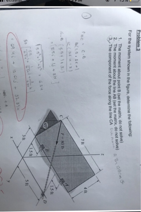 Solved Problem 3 For the system shown in the figure, | Chegg.com