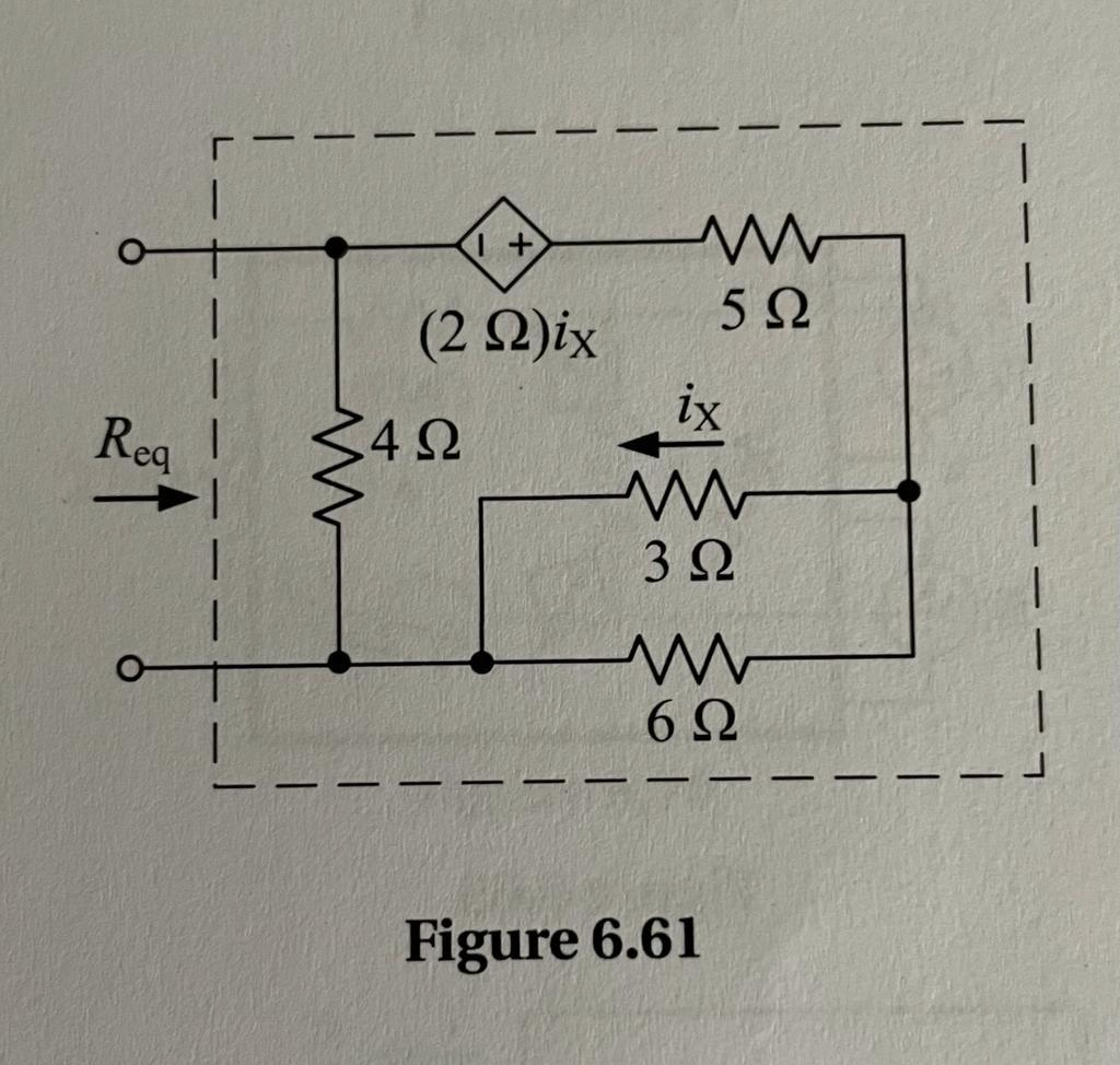 Solved T T + | T Reg 1 Λ 5 Ω (2 Ω)ix 4 Ω ix ΑΛΛ 3 Ω ΑΛΛ 6 Ω | Chegg.com