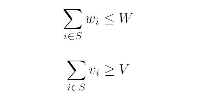 Solved BACKPACK Problem: Given a number W, a number V , a | Chegg.com