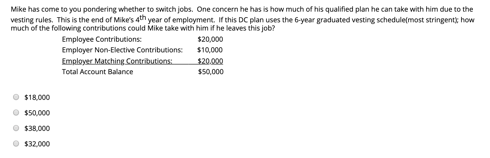 Mike has come to you pondering whether to switch | Chegg.com