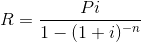 Pi 1-(1 + i)