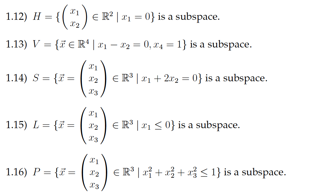 Solved 1 12 H R 11 0 Is A Subspace C2 1 Chegg Com