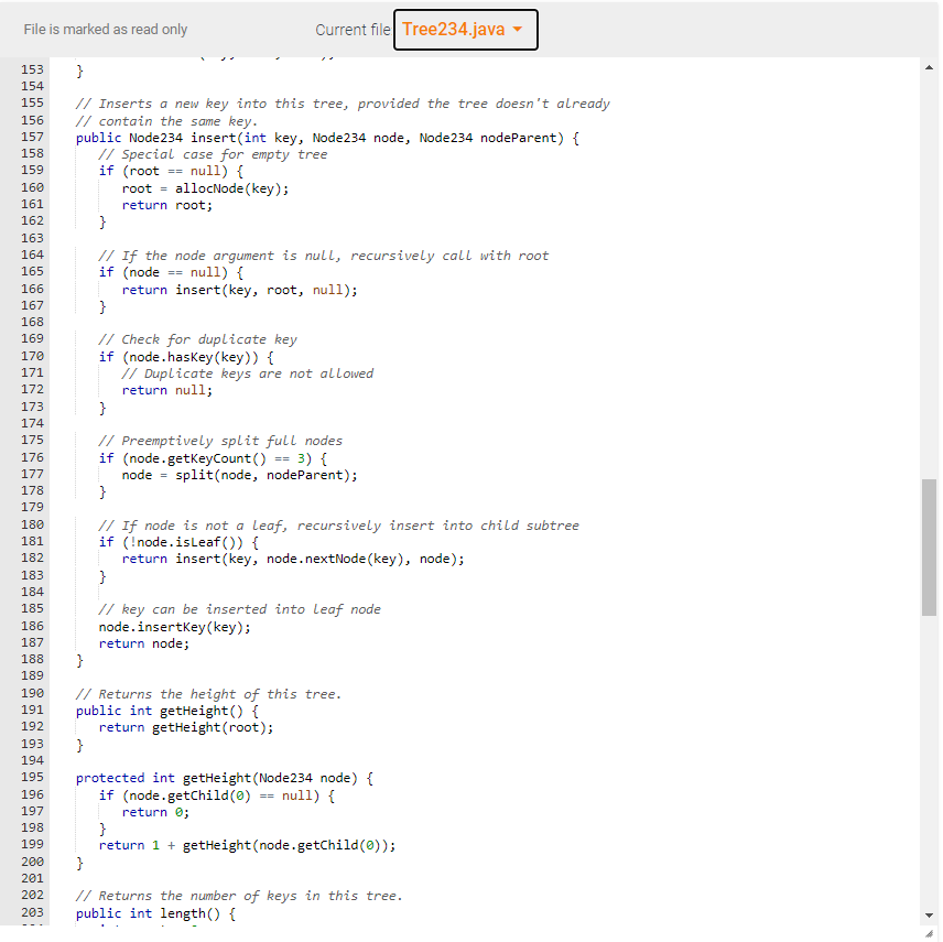 Solved In this lab, the Tree234 class is extended to support | Chegg.com