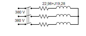 Solved The three-phase in the figure is 50 Hz, | Chegg.com
