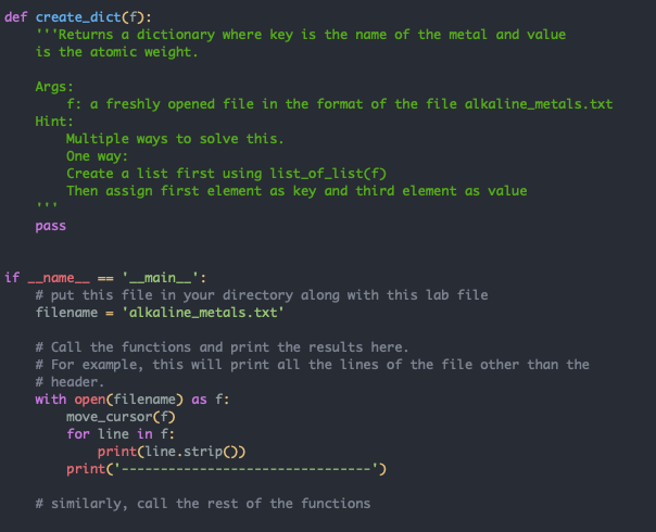 "Lab 7 starter code by Purva Gawde, implementation by | Chegg.com