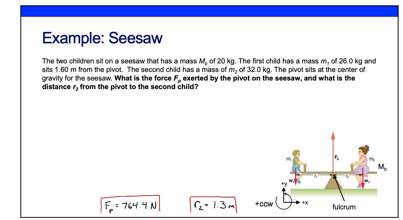 solved-example-seesaw-the-two-children-sit-on-a-seesaw-that-chegg