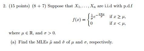 Solved 1 10 Points Suppose X1 X2 Is A Random Chegg Com