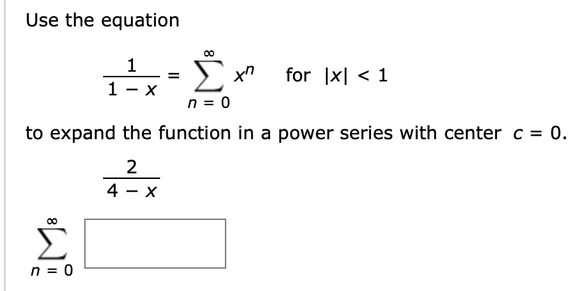 Solved Use the equation 1x x for 1x1