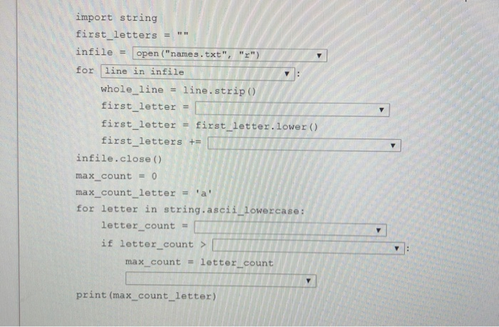 Solved The program should read from text file “names.txt” | Chegg.com