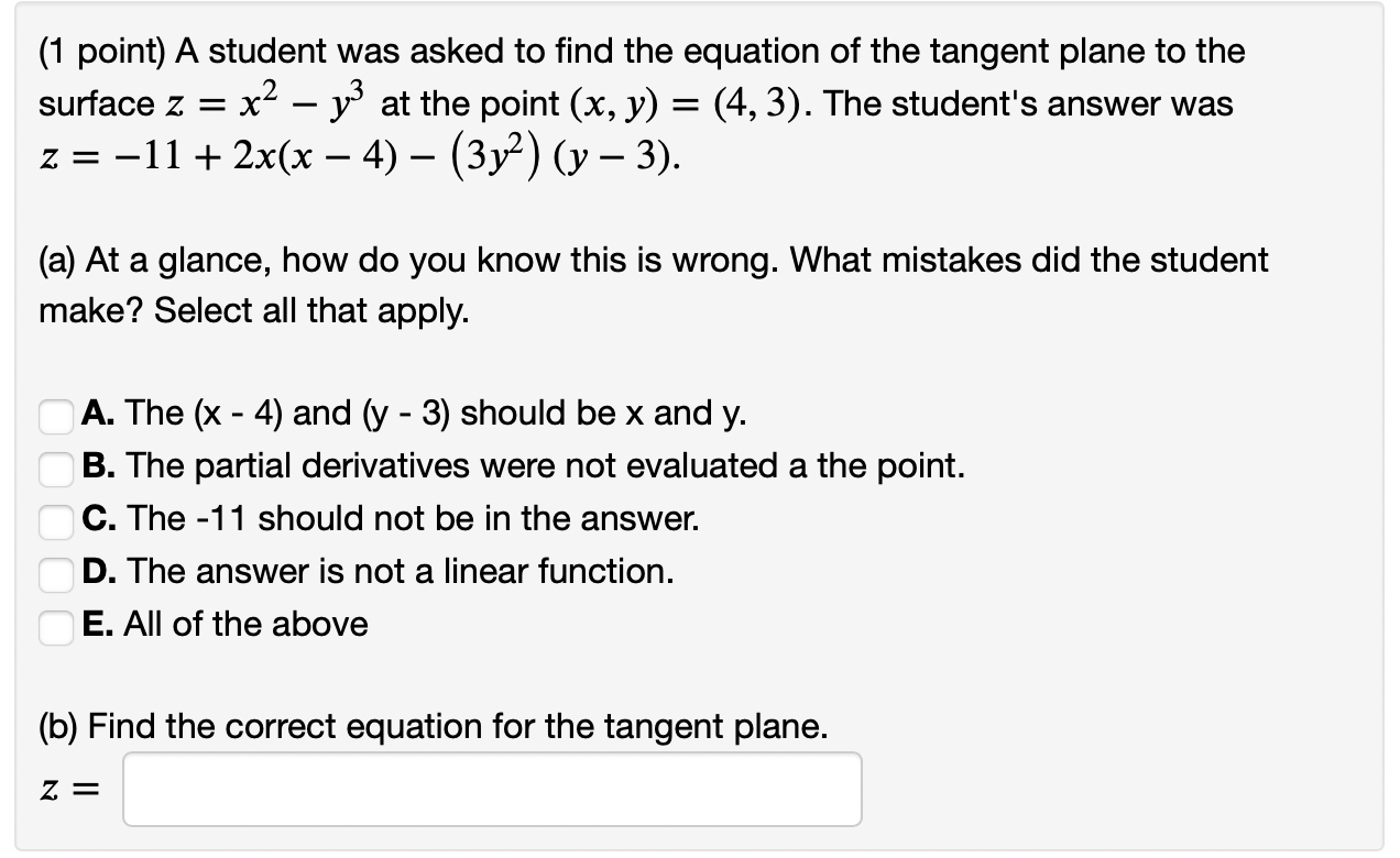 solved-1-point-a-student-was-asked-to-find-the-equation-of-chegg