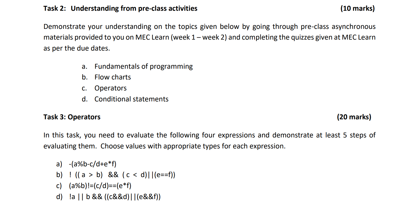 Solved 1) Task 1 : Work proposal (10 marks) Submit a work | Chegg.com