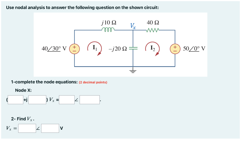 Solved Use nodal analysis to answer the following question | Chegg.com