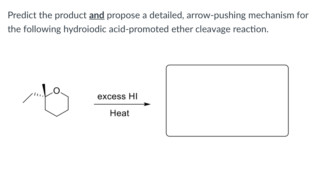 Solved Predict the product and propose a detailed, | Chegg.com