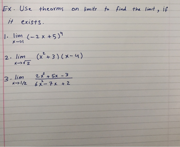 Find the limit hotsell