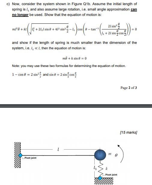 Solved 1. Consider the system shown in Figure Q1a. - d mo | Chegg.com