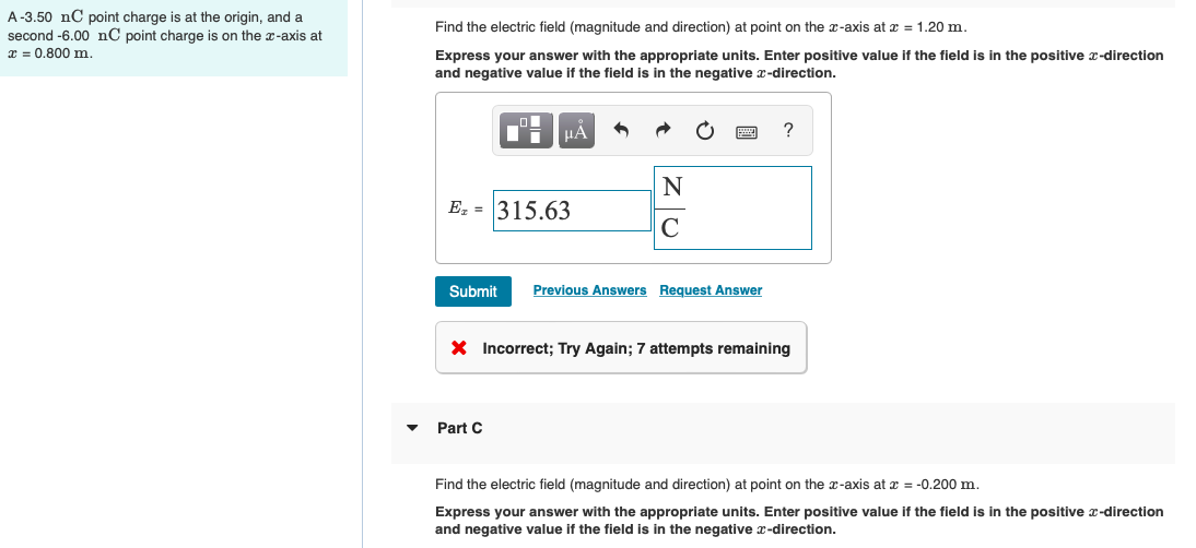 Solved A -3.50 NC Point Charge Is At The Origin, And A | Chegg.com