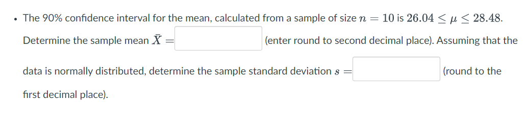 solved-the-90-confidence-interval-for-the-mean-chegg