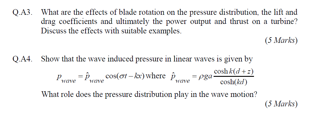 Solved 2.A3. What are the effects of blade rotation on the | Chegg.com