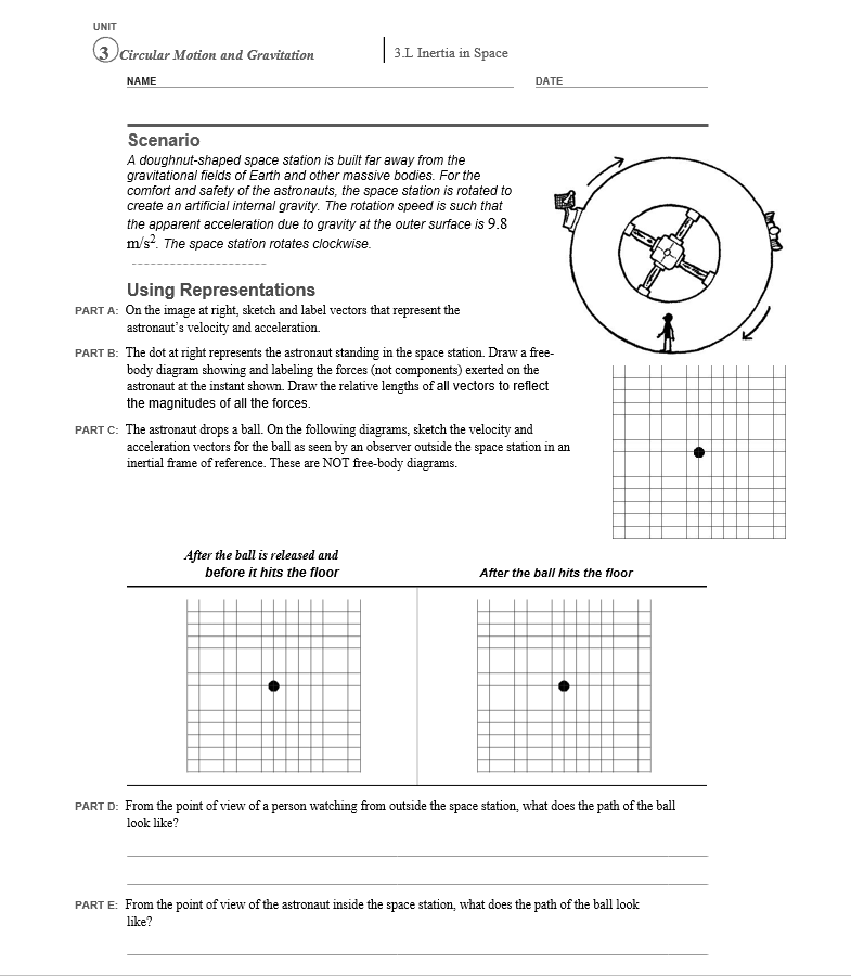 Unit 3 Circular Motion And Gravitation Worksheet Answers