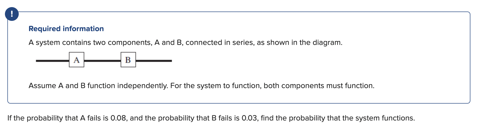 Solved Required Information A System Contains Two | Chegg.com