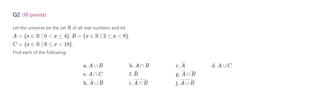 Solved Let The Universe Be The Set R Of All Real Numbers And | Chegg.com