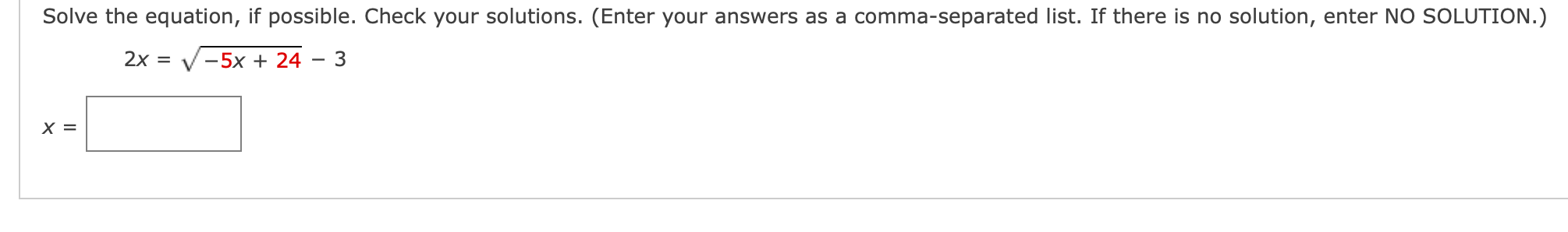 Solved Use the Quadratic Formula to solve the equation. | Chegg.com
