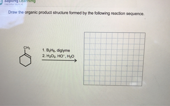 solved-draw-the-organic-product-structure-formed-by-the-chegg