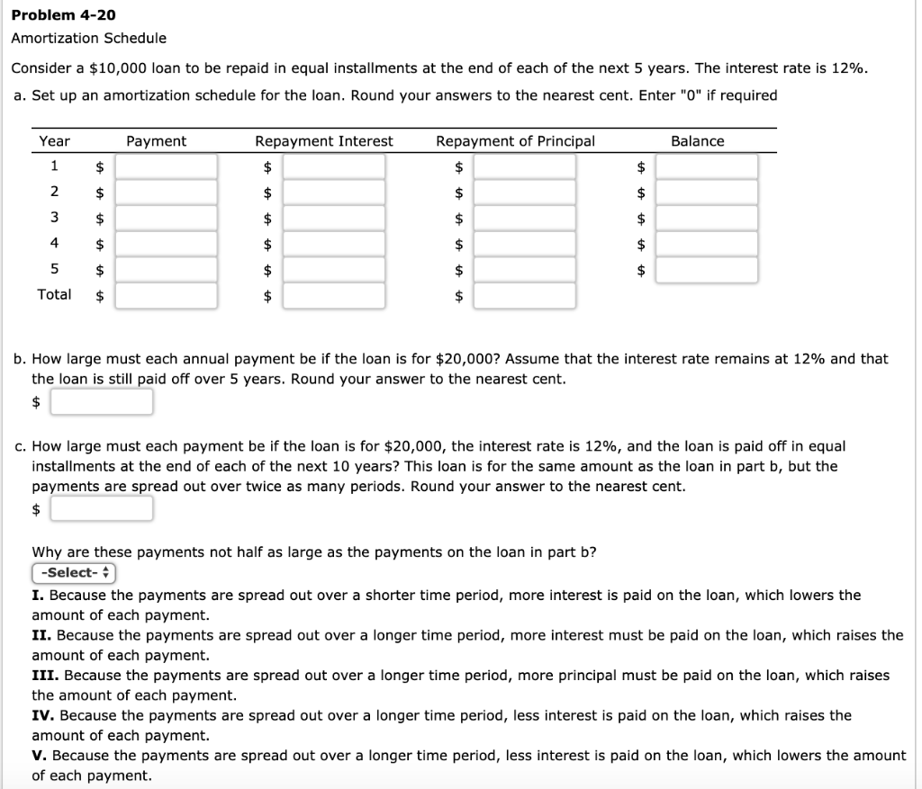 solved-problem-4-20-amortization-schedule-consider-a-10-000-chegg