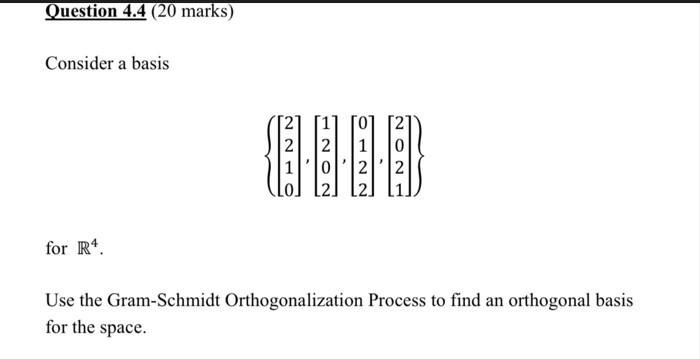 Solved Consider A Basis | Chegg.com