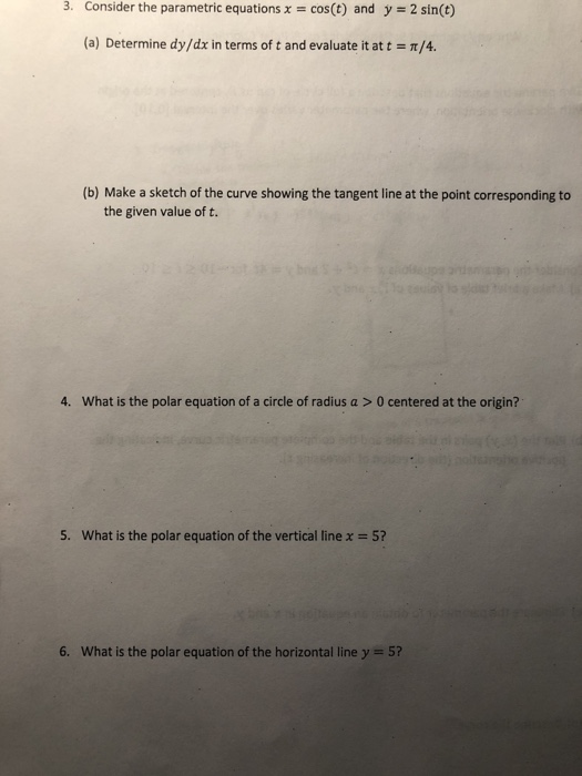 Solved t2 + 2 and y Consider the parametric equations (a) | Chegg.com