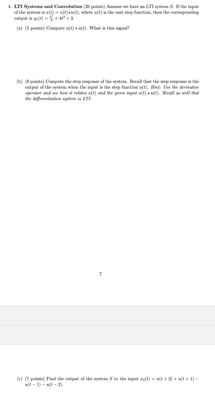 Solved please do all parts in the picture.....(c) (7 | Chegg.com