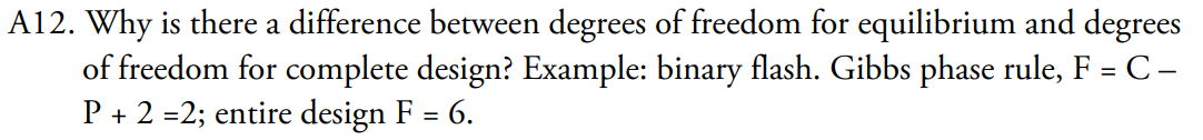 Solved 112. Why Is There A Difference Between Degrees Of | Chegg.com