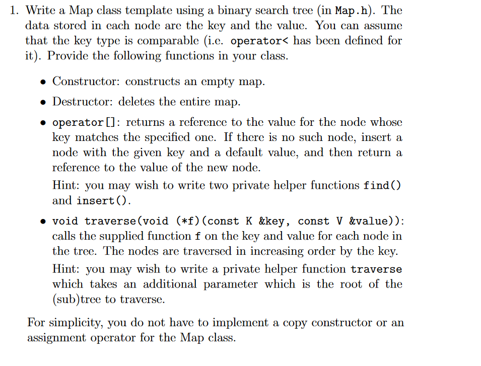 Solved C++ Programming question The purpose of the | Chegg.com