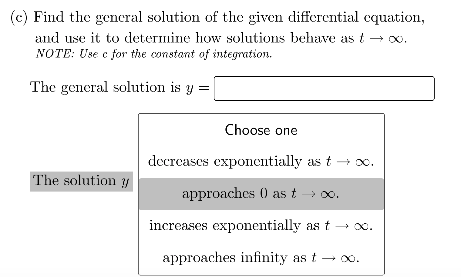 Solved = Consider the differential equation ty' + 2y = | Chegg.com