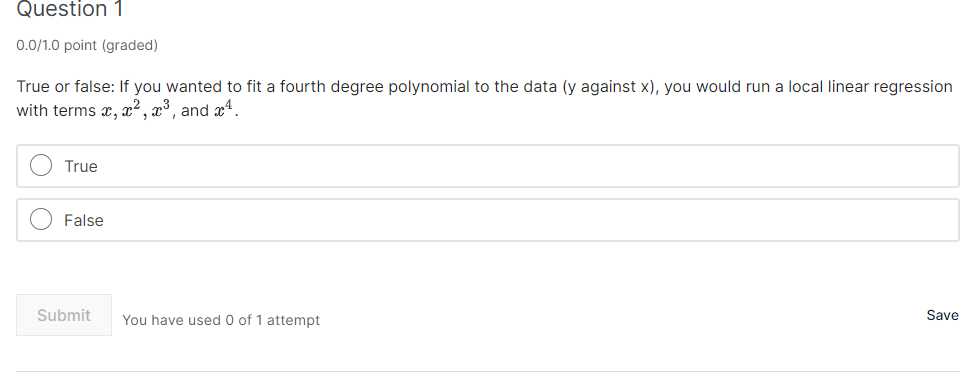 Solved Question 1 O points possible (ungraded) Which of | Chegg.com