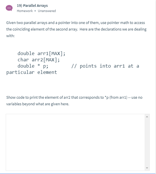Solved 2) Testing Dynamic Allocation Homework. Unanswered | Chegg.com