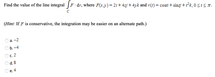 Solved Find The Value Of The Line Integral 10xydx 5x2 Y Chegg Com