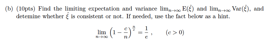 Problem 3 (20pts) The lognormal distribution is a | Chegg.com