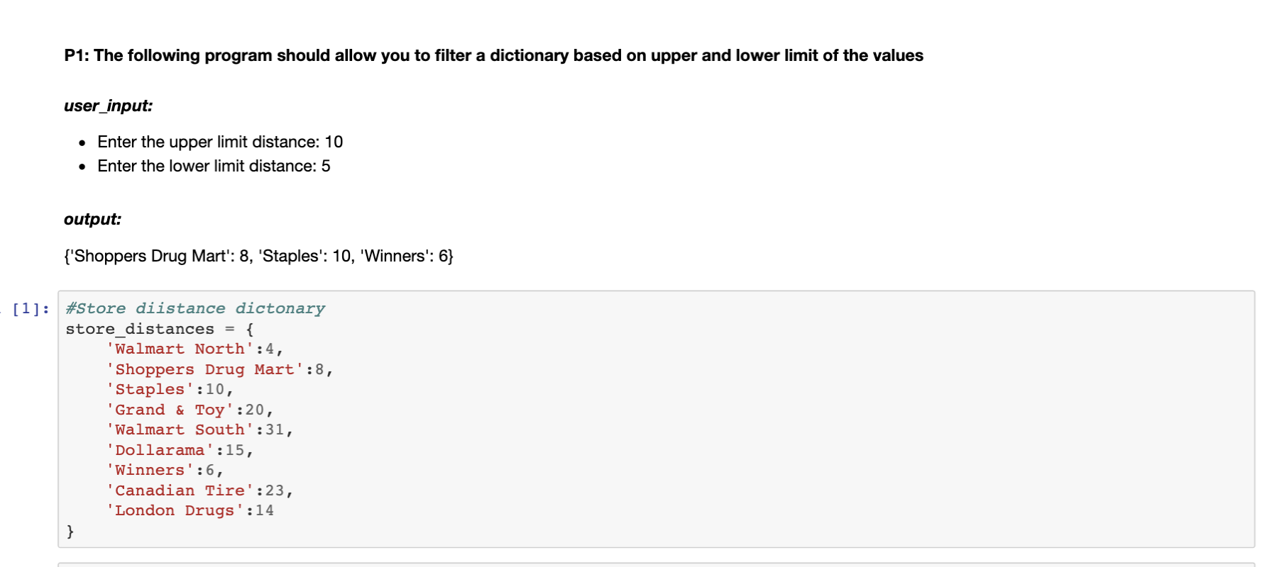 Solved P1: The following program should allow you to filter | Chegg.com
