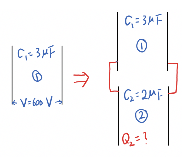 Solved A 3 0 Micro F Capacitor Is First Charged To 300 V It Chegg Com