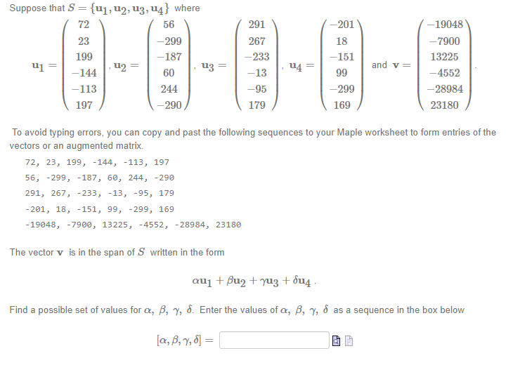 Solved Suppose That S={u1,u2,u3,u4} Where | Chegg.com