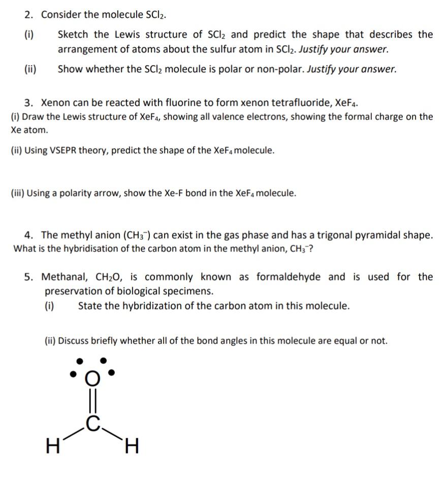 scl2 lewis structure