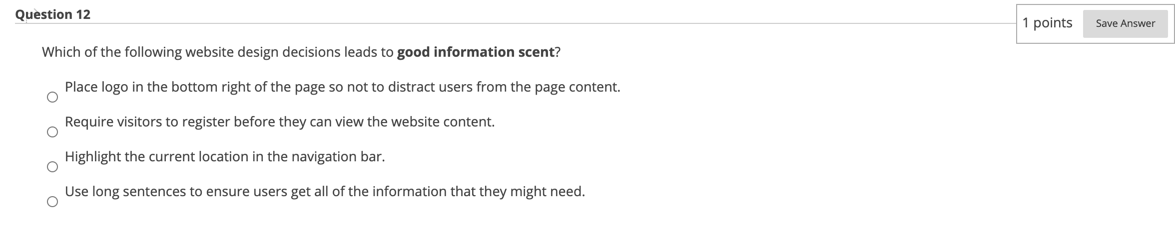 Solved Question 12 1 points Save Answer Which of the | Chegg.com