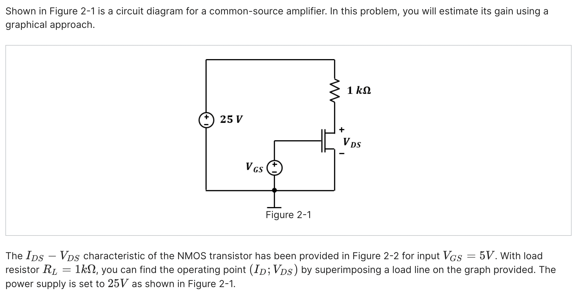 Shown in Figure 2-1 is a circuit diagram for a | Chegg.com